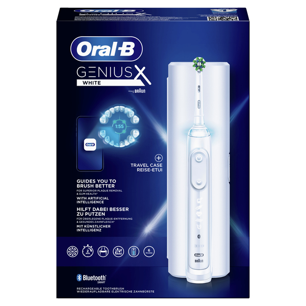 Braun Genius X - eltandborste, Vit
