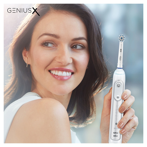 Braun Genius X - eltandborste, Vit