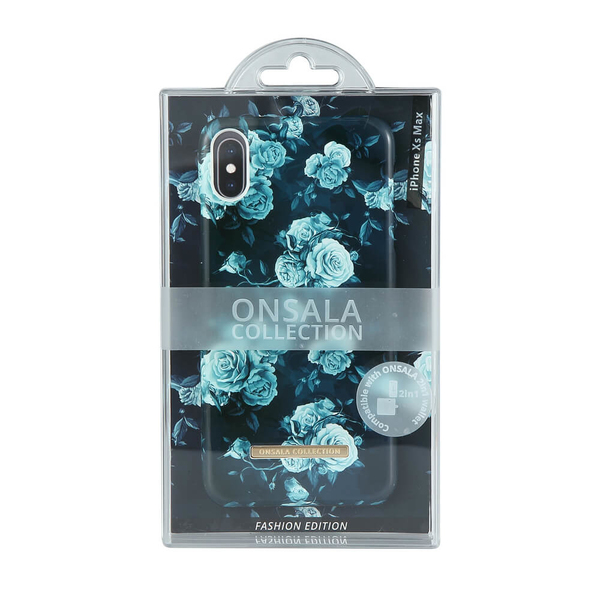 GEAR Onsala Collection, iPhone Xs Max - Case, Shine Dark Flower