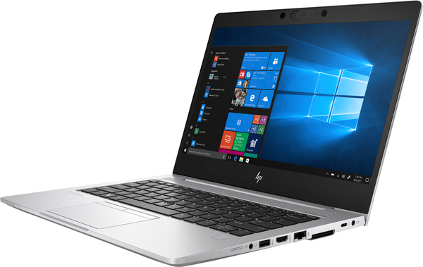 HP 13.3" EliteBook 830. 8GB RAM, 256GB M.2 SSD, Win 10 Pro -kannettava
