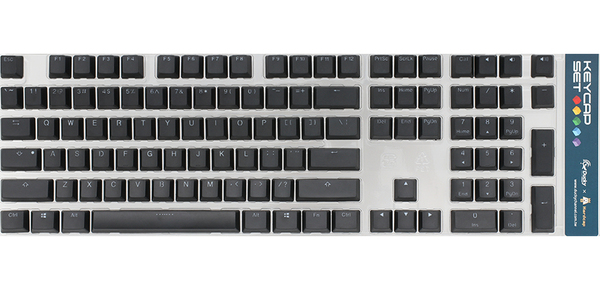 Ducky Black Shine-through Keycap Set