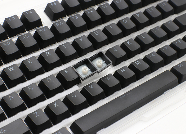 Ducky Black Shine-through Keycap Set