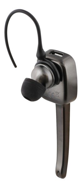 STREETZ Mono Bluetooth Headset, V4.0, mutlipoint, 3h puheaika, musta