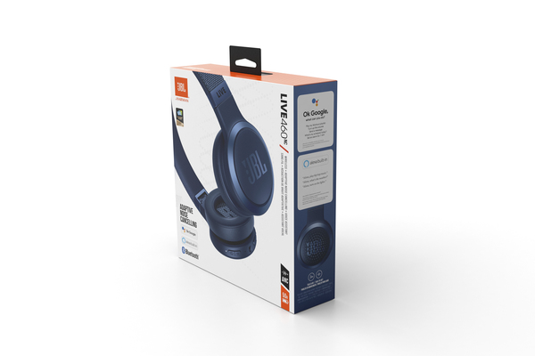 JBL Live 460 NC - wireless headphones, Blue
