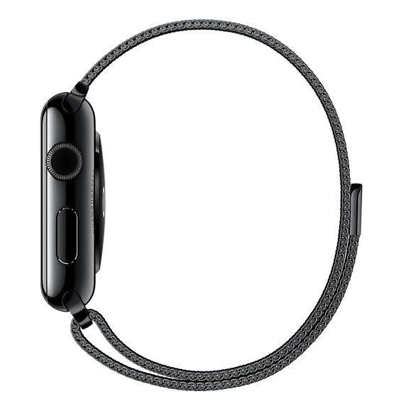 APPLE 42mm Space Black Milanese Loop