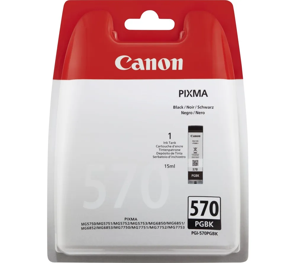 Canon PGI-570 PGBK -mustekasetti, 15 ml, musta
