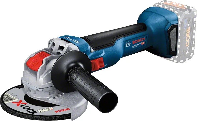 Bosch X-LOCK cordless angle grinder GWX 18V-10 Professional solo, 18V (blue/black, without battery and charger)