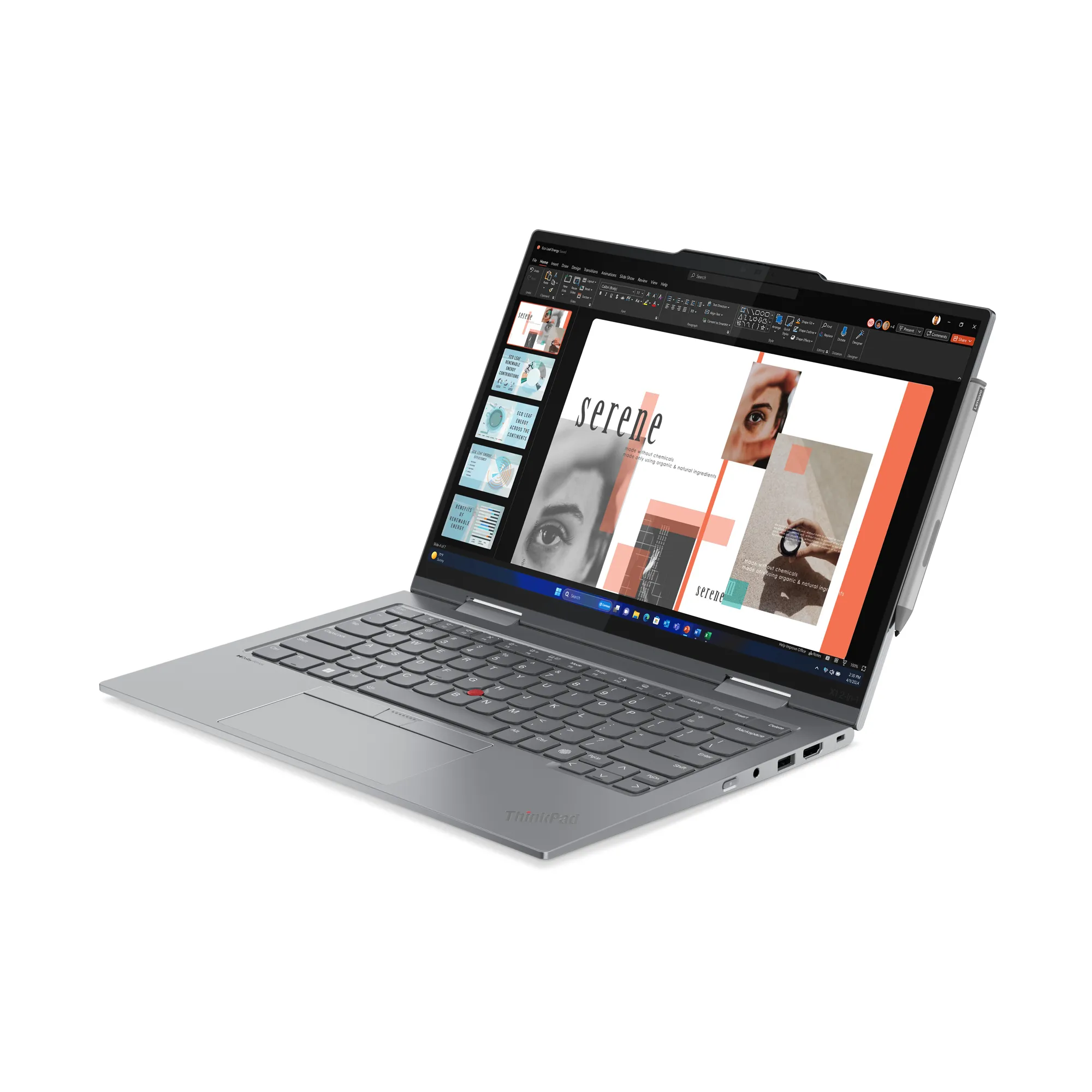 Lenovo X1 2-in-1 Gen 9 14.0&quot; WUXGA Touchscreen, Intel Core Ultra 7 165U vPro, 64GB RAM, 1TB SSD, Win 11 Pro - notebook, Grey