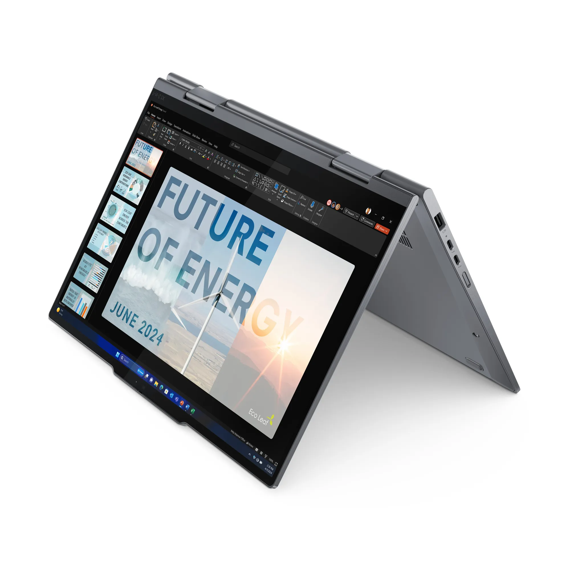 Lenovo X1 2-in-1 Gen 9 14.0&quot; WUXGA Touchscreen, Intel Core Ultra 7 165U vPro, 64GB RAM, 1TB SSD, Win 11 Pro - notebook, Grey