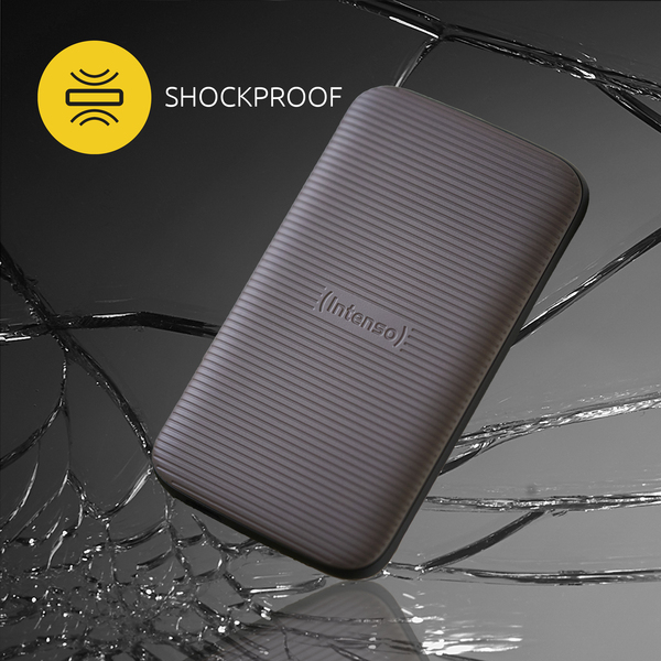 Intenso TX500 2 Tt USB-C -ulkoinen SSD, Ruskea