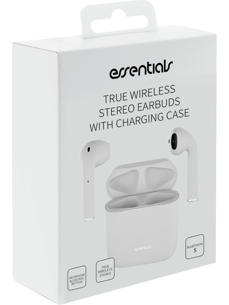 True Wireless Stereo semi-in-ear, matte White