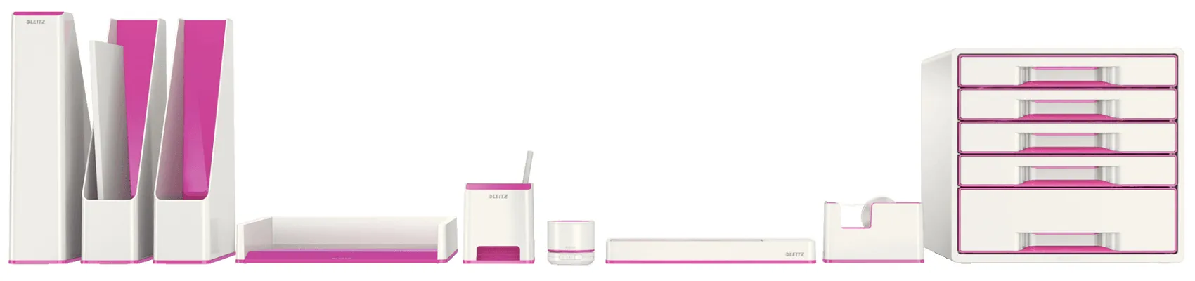 Leitz vetolaatikosto WOW Cube 5-ltk pink