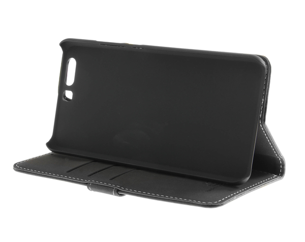 Insmat Flip Case, Huawei P10 Plus - pl&aring;nboksfodral, Svart
