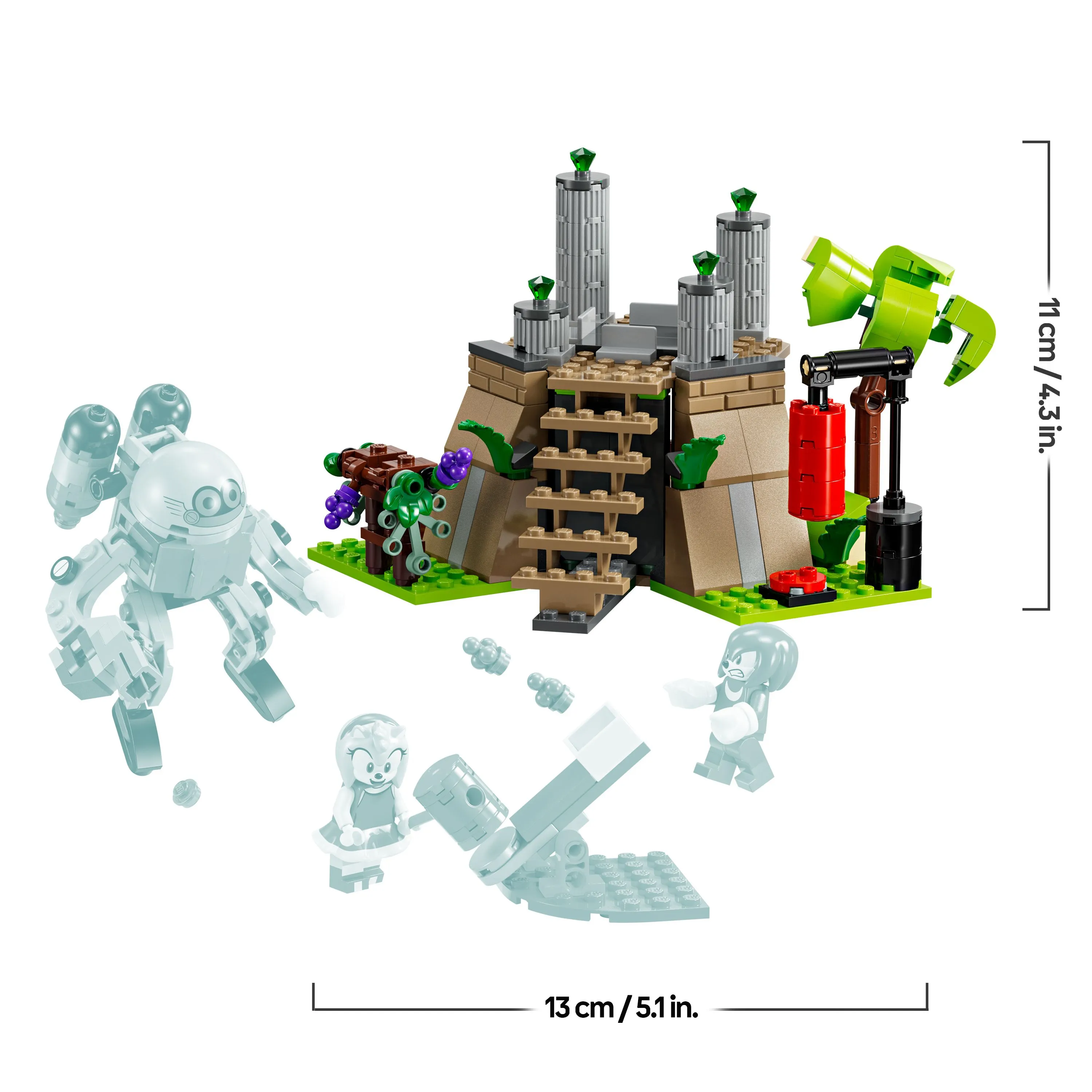 LEGO Sonic the Hedgehog Knuckles and the Master Emerald Altar 76998