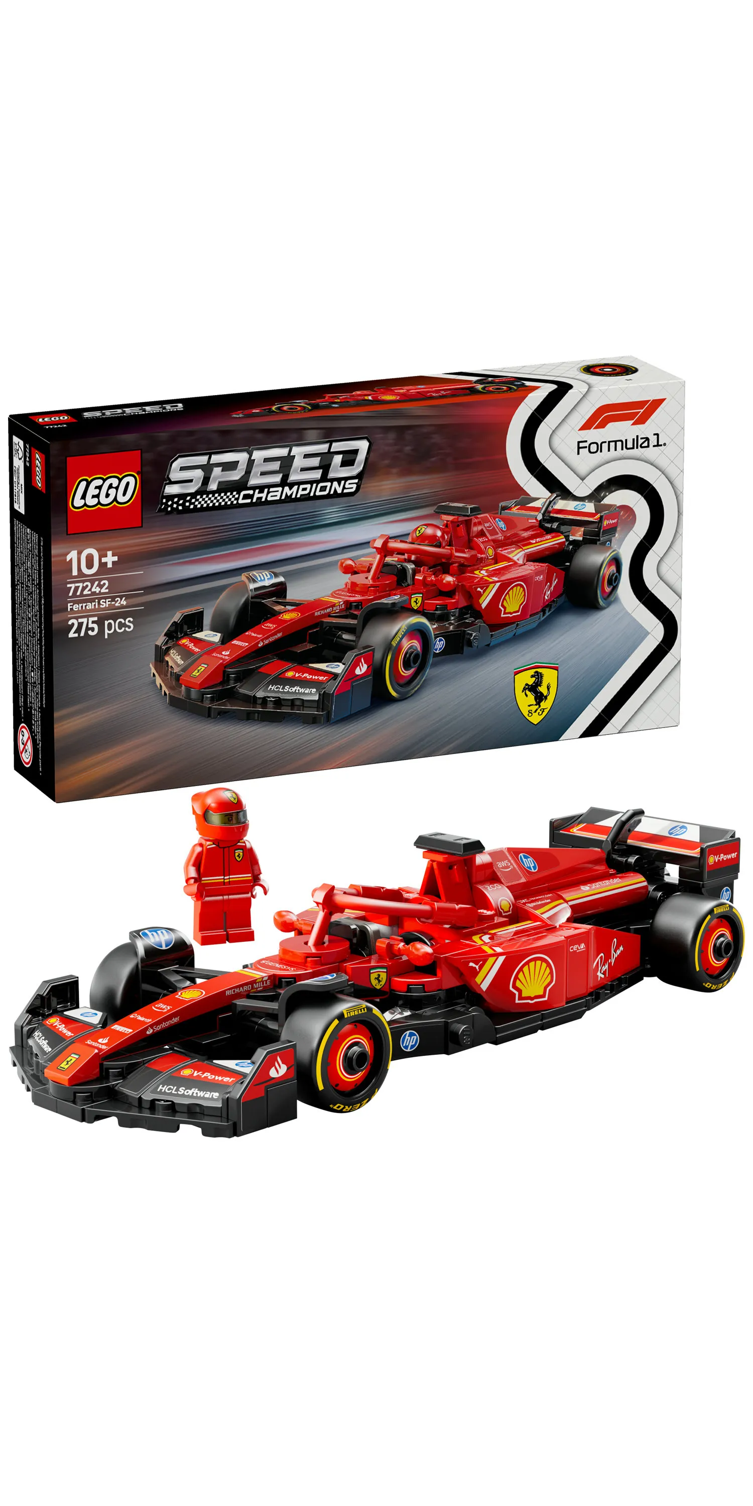 LEGO Speed Champions Ferrari SF-24 F1 Race Car 77242