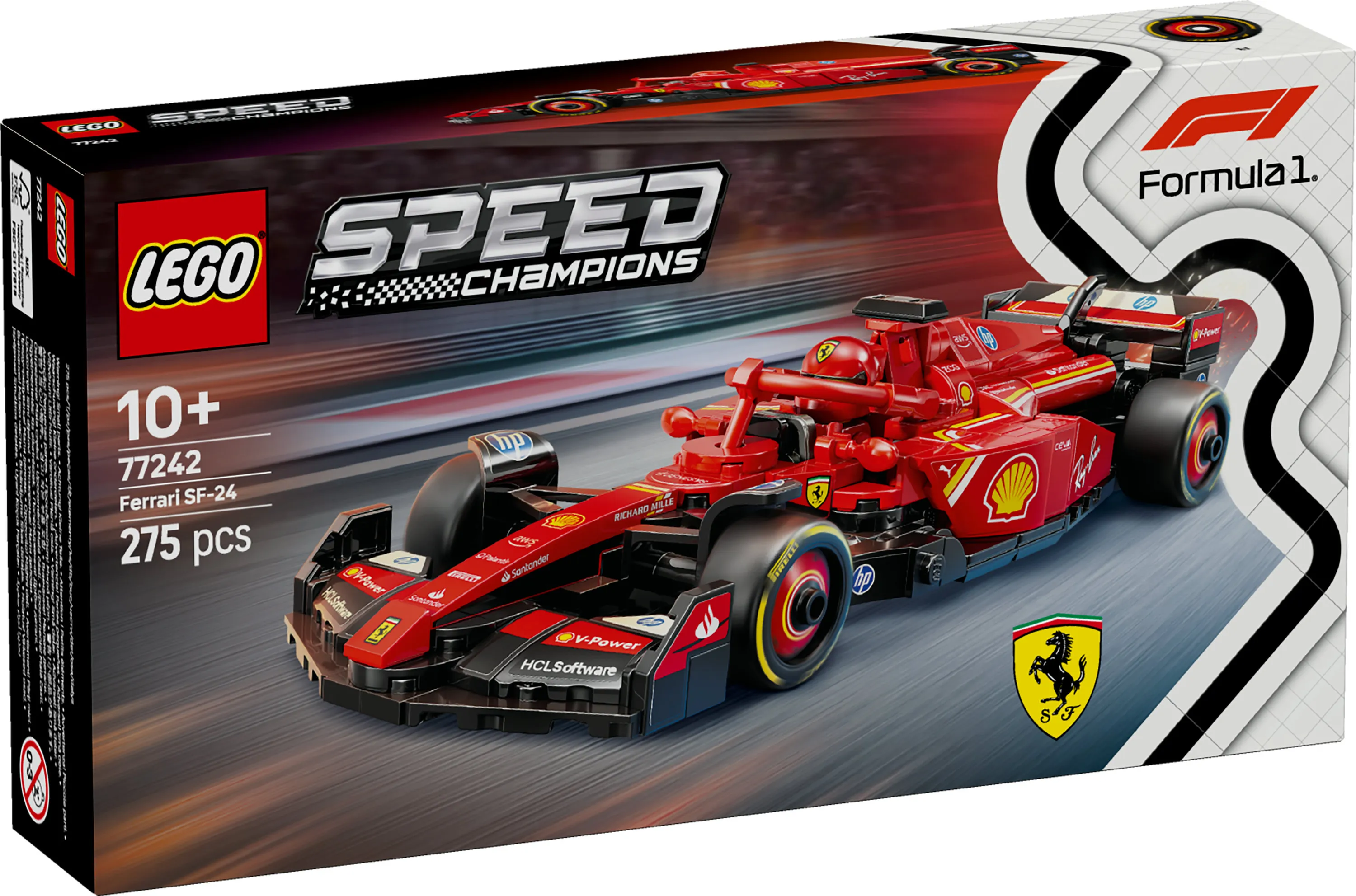 LEGO Speed Champions Ferrari SF-24 F1 Race Car 77242