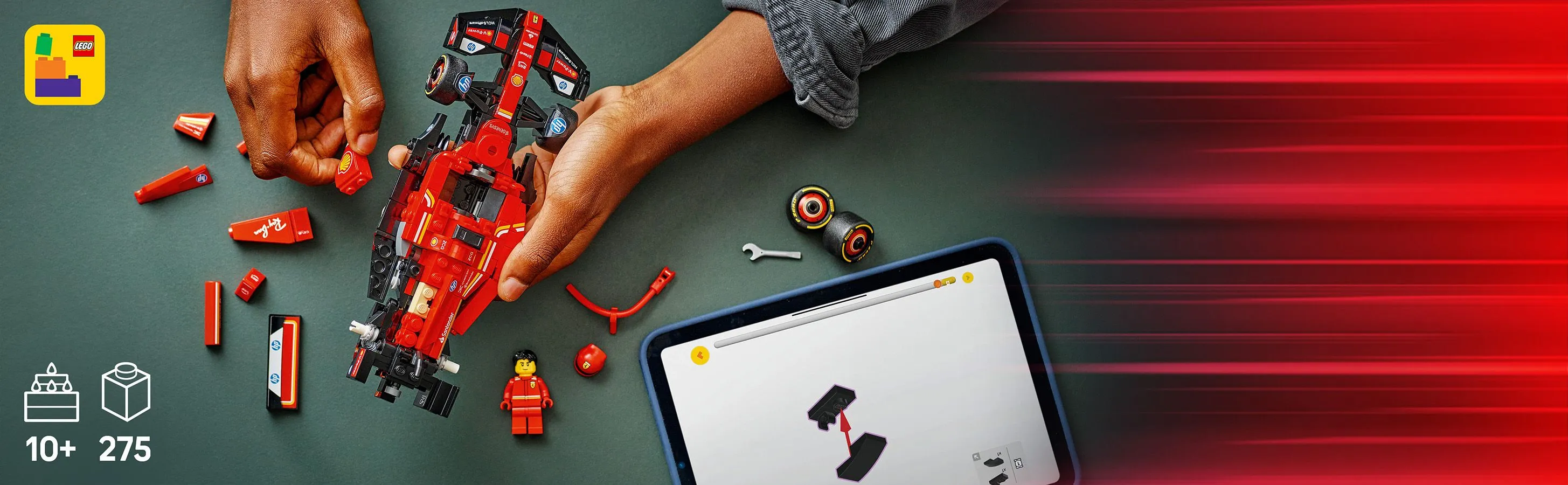 LEGO Speed Champions Ferrari SF-24 F1 Race Car 77242