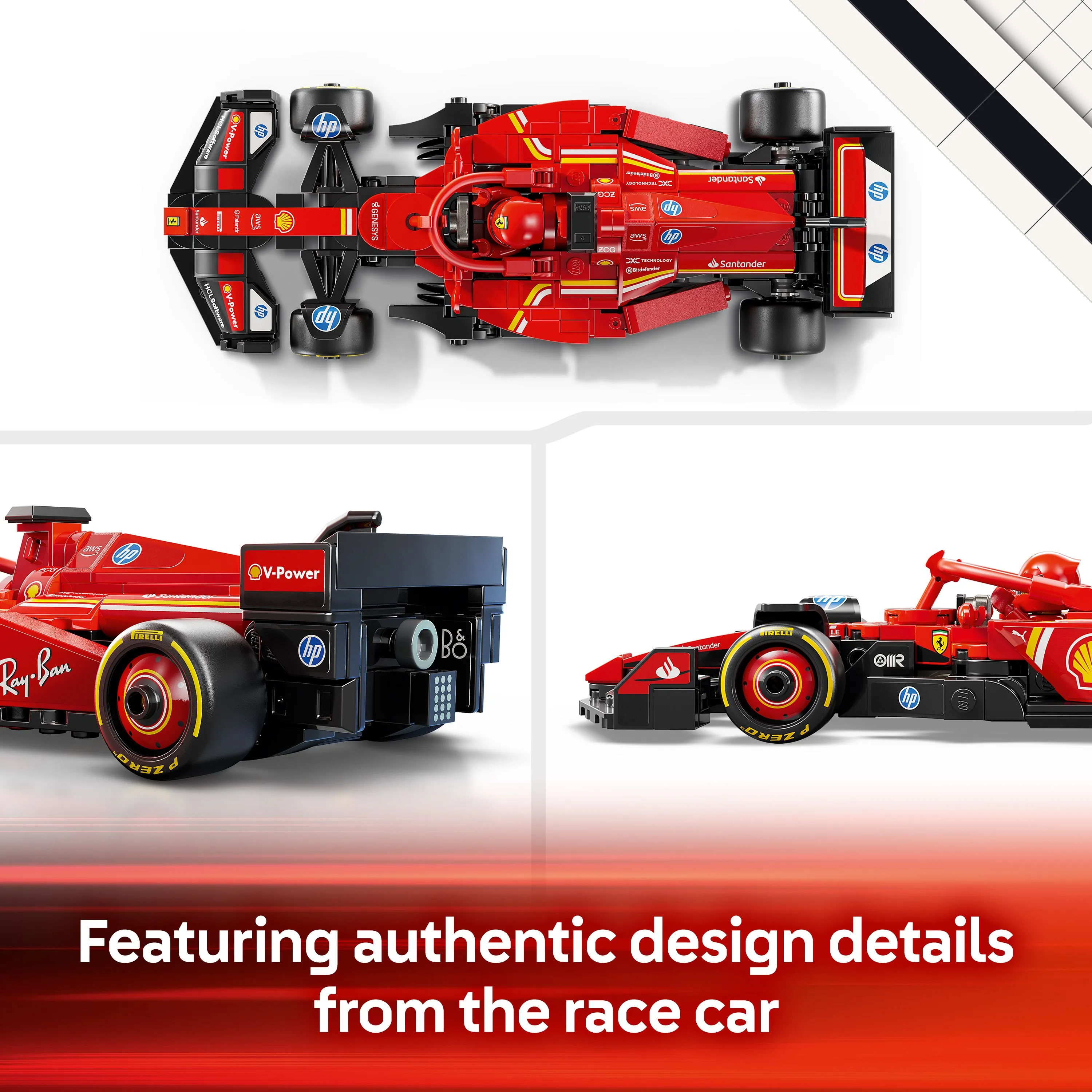 LEGO Speed Champions Ferrari SF-24 F1 Race Car 77242
