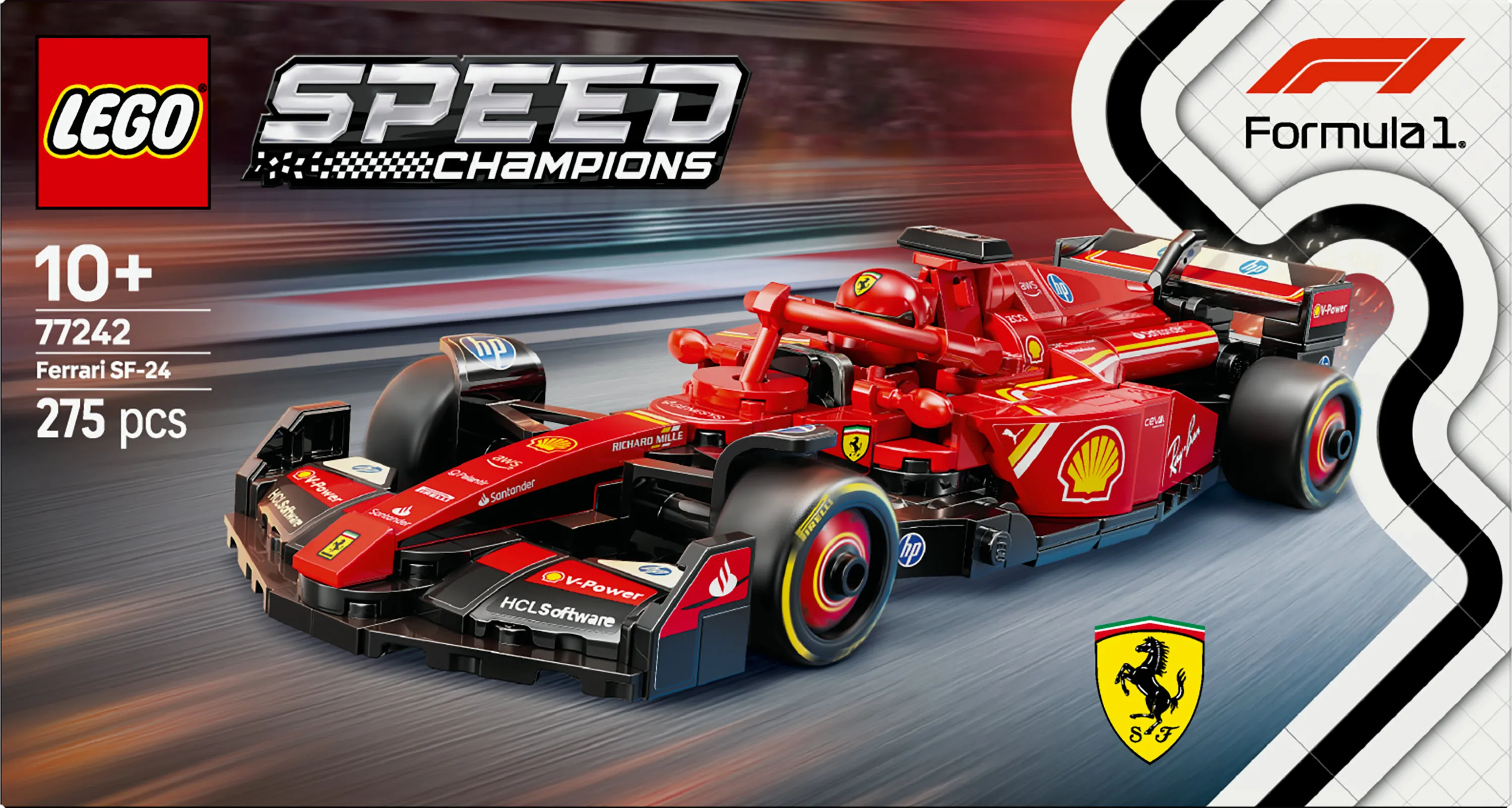 LEGO Speed Champions Ferrari SF-24 F1 Race Car 77242