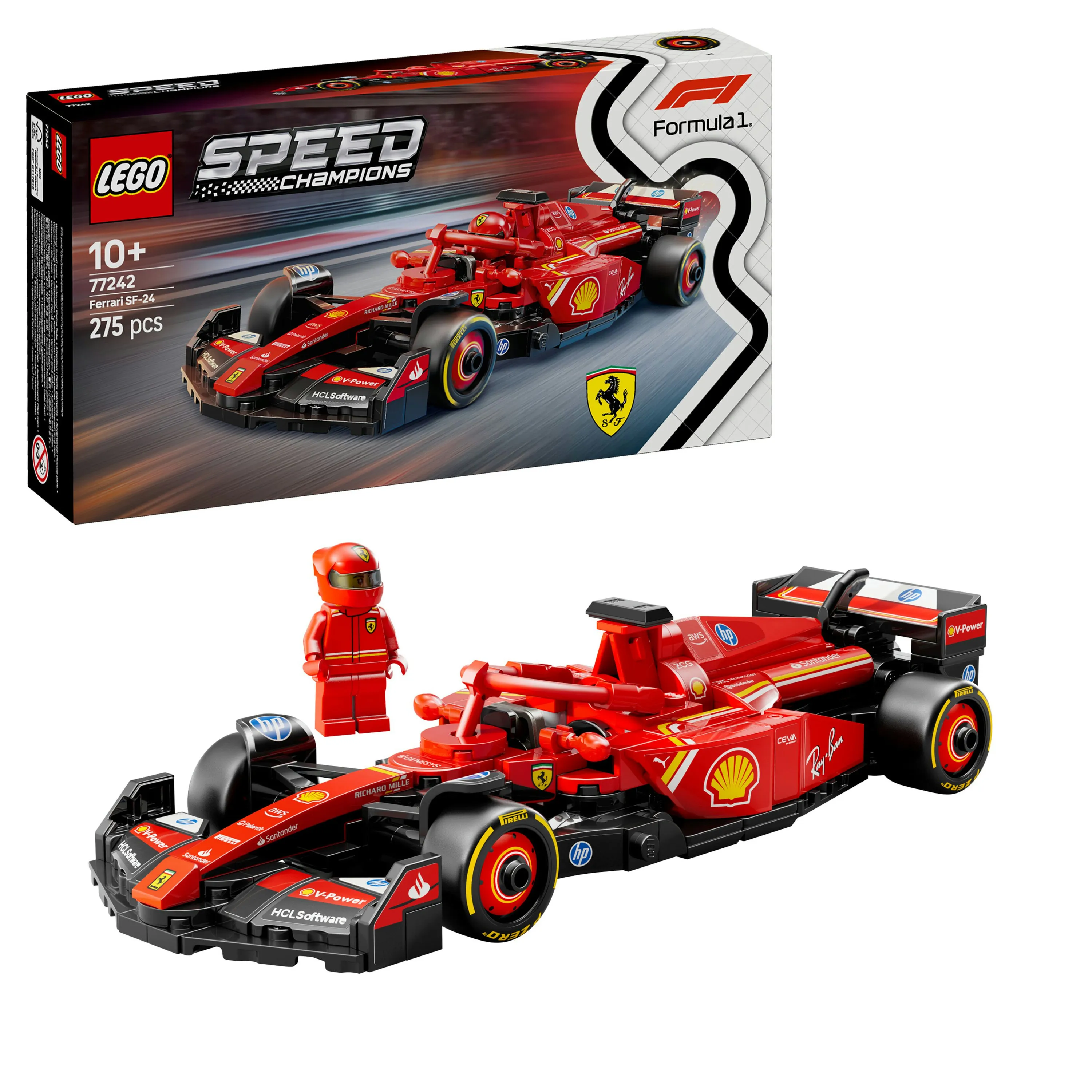 LEGO Speed Champions Ferrari SF-24 F1 Race Car 77242