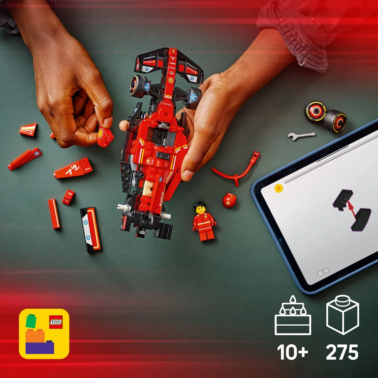 LEGO Speed Champions Ferrari SF-24 F1 Race Car 77242