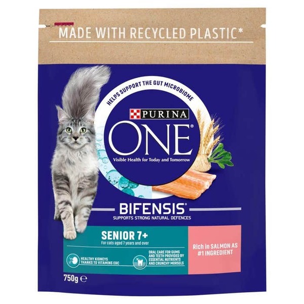 Purina Nestle One Bifensis Senior 7+ Rich in Chicken, Kissan kuivaruoka, 750 g