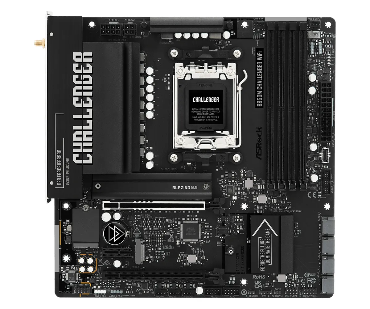 ASRock Challenger B850M WiFi 7 AM5 ATX  Motherboard
