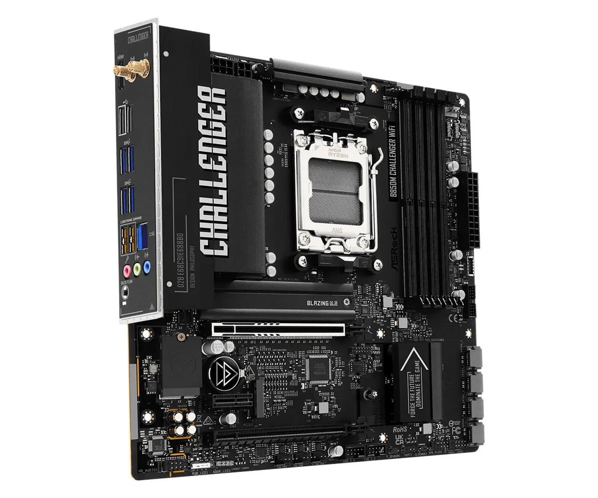 ASRock Challenger B850M WiFi 7 AM5 ATX  Motherboard