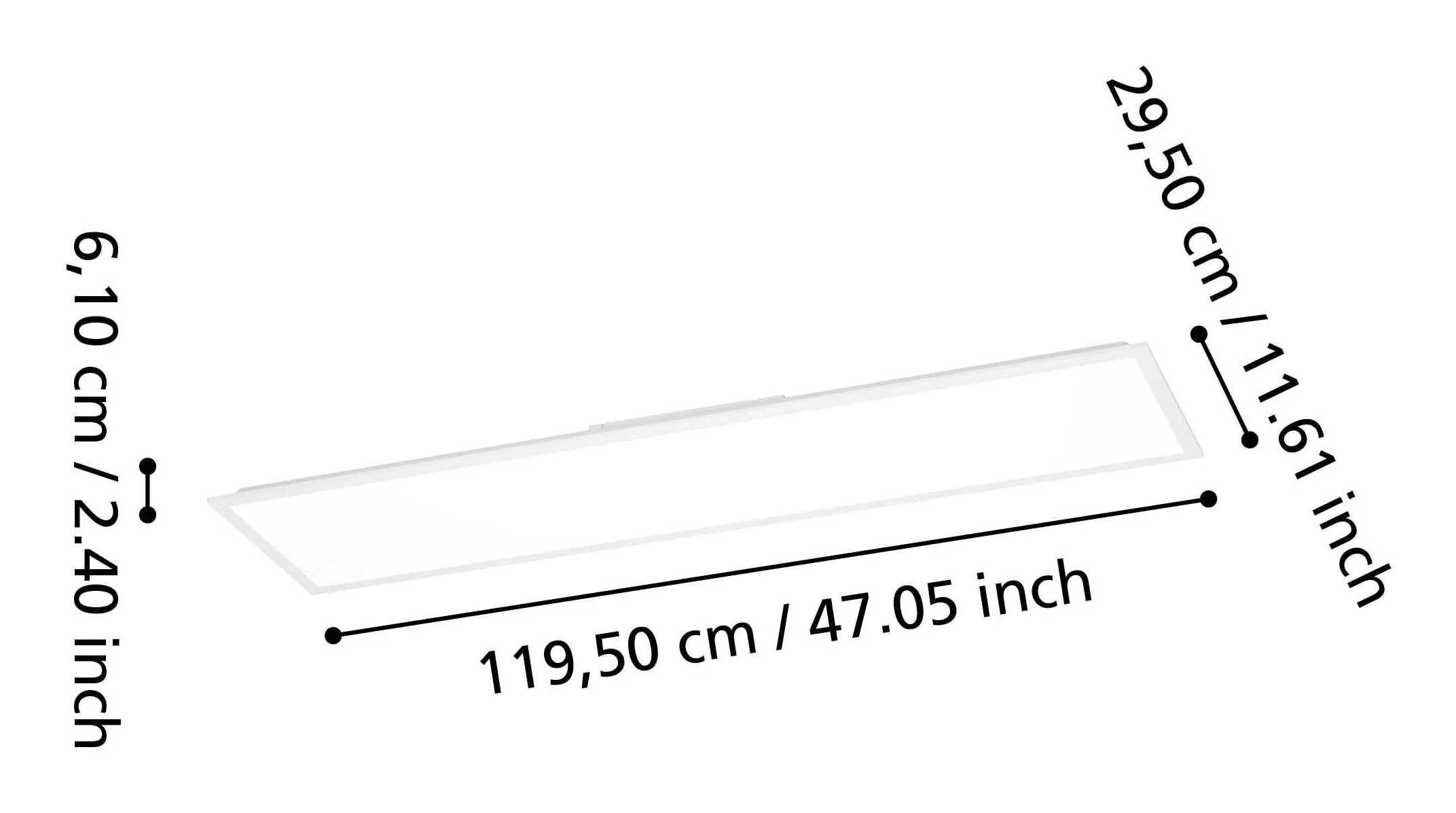 EGLO MORADILLO-Z MATTER - LED panel, White