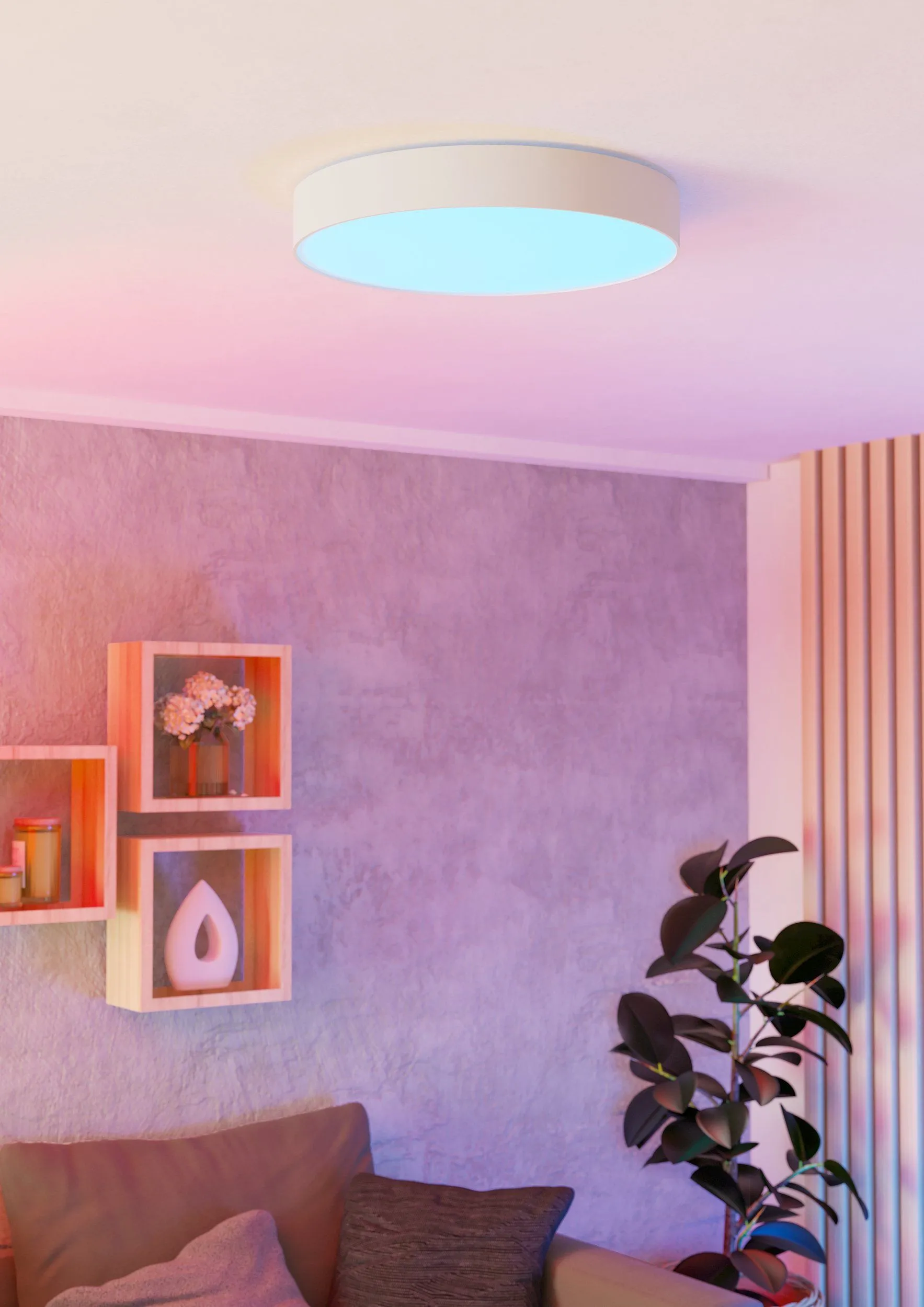 EGLO CONNECT-Z Gallizzi-Z - Smart LED Ceiling Light, Black/White