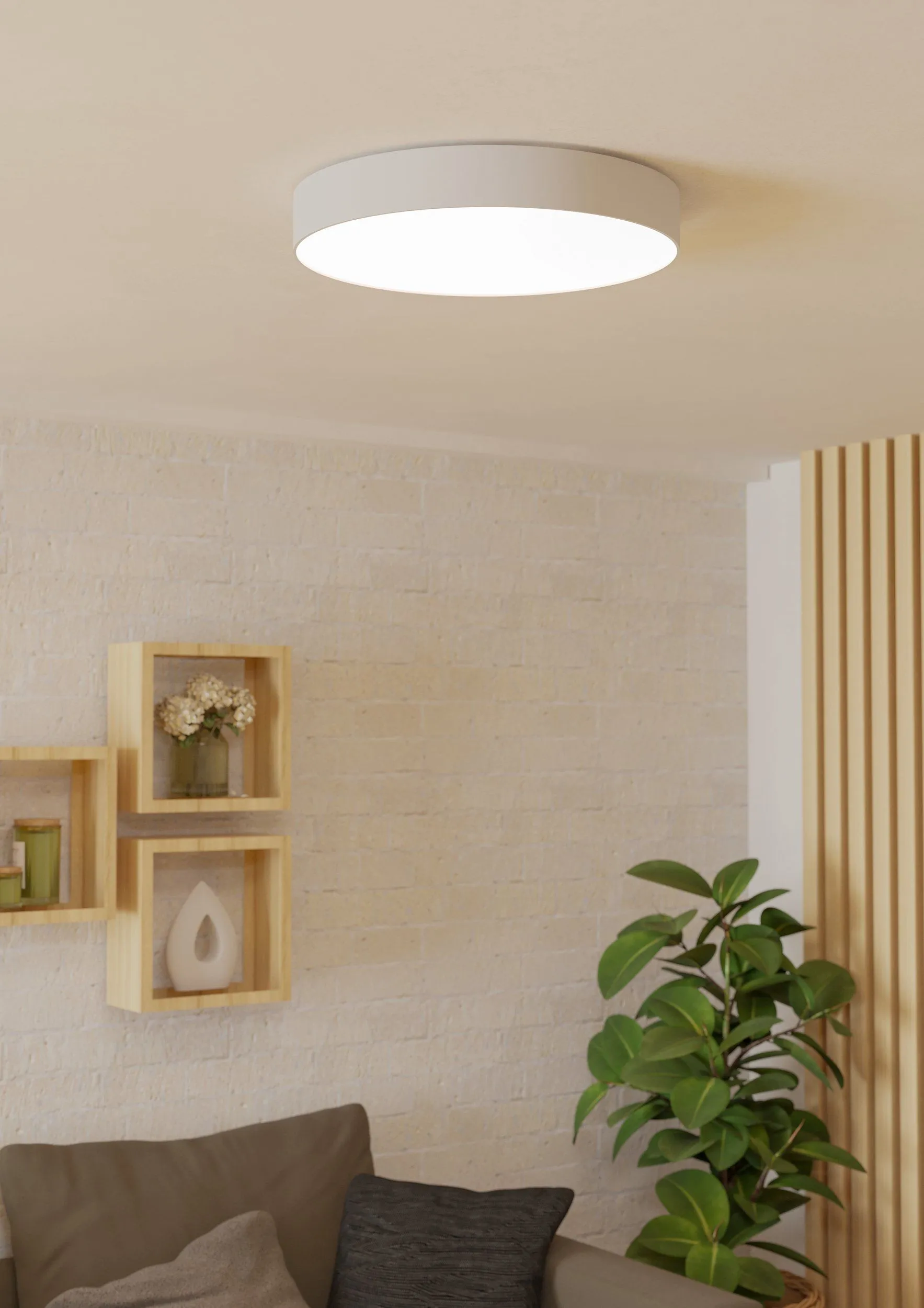 EGLO CONNECT-Z Gallizzi-Z - Smart LED Ceiling Light, Black/White