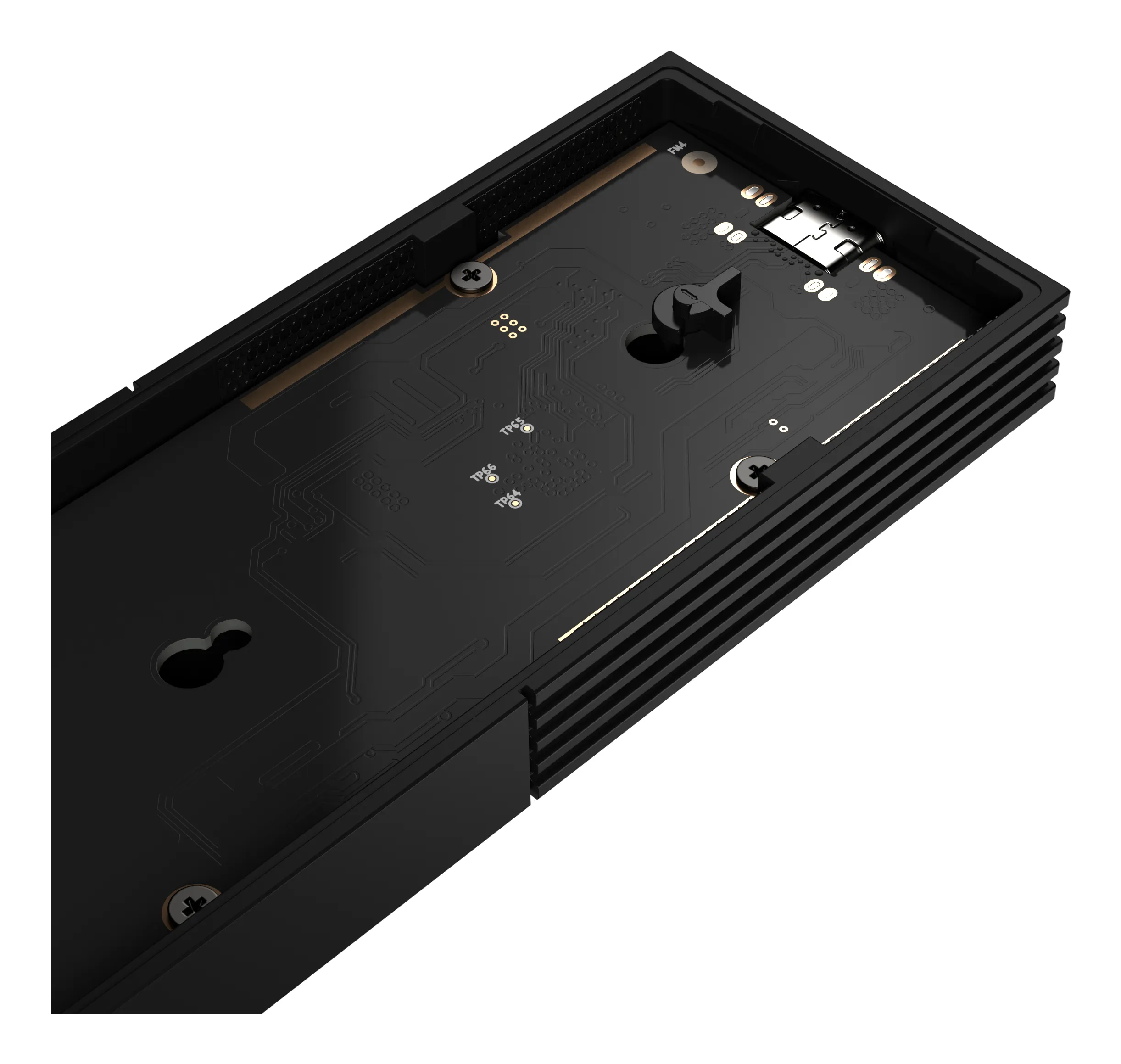 ASUS ProArt PA40SU M.2 NVMe SSD-kapsling, M.2 2230/2280, 1-facks, USB4 Type-C, Stealth Black