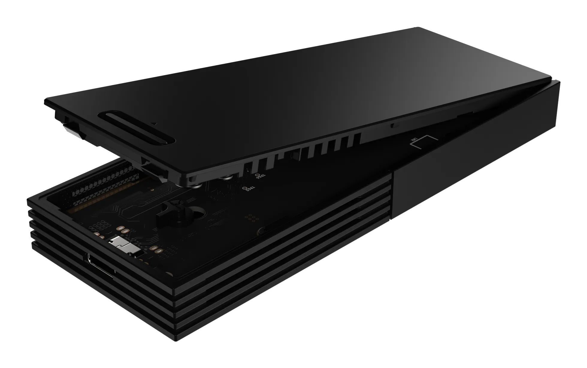 ASUS ProArt PA40SU M.2 NVMe SSD-kapsling, M.2 2230/2280, 1-facks, USB4 Type-C, Stealth Black