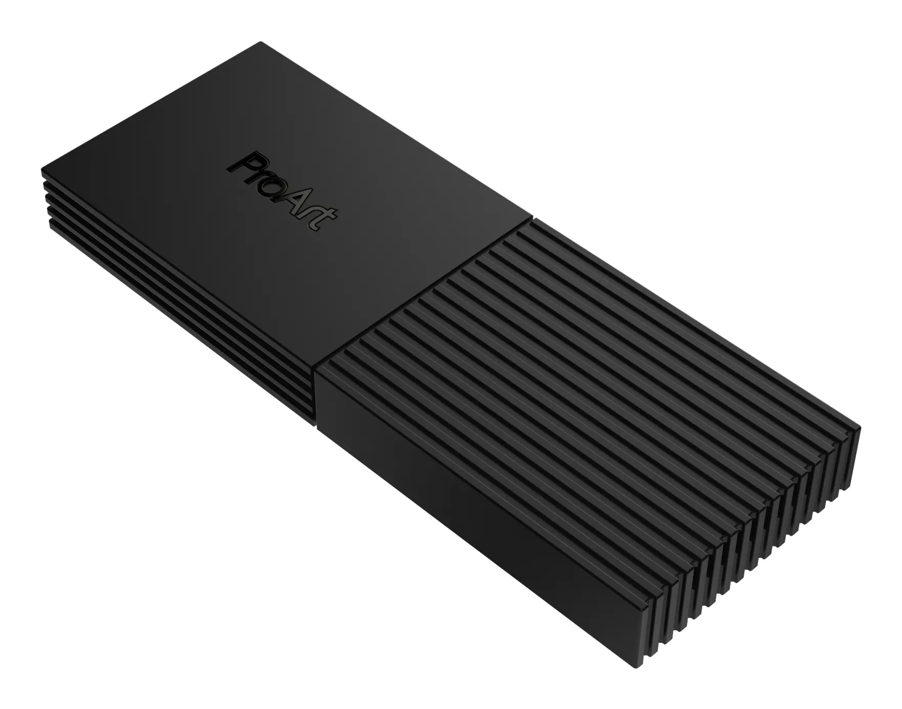 ASUS ProArt PA40SU M.2 NVMe SSD-kapsling, M.2 2230/2280, 1-facks, USB4 Type-C, Stealth Black