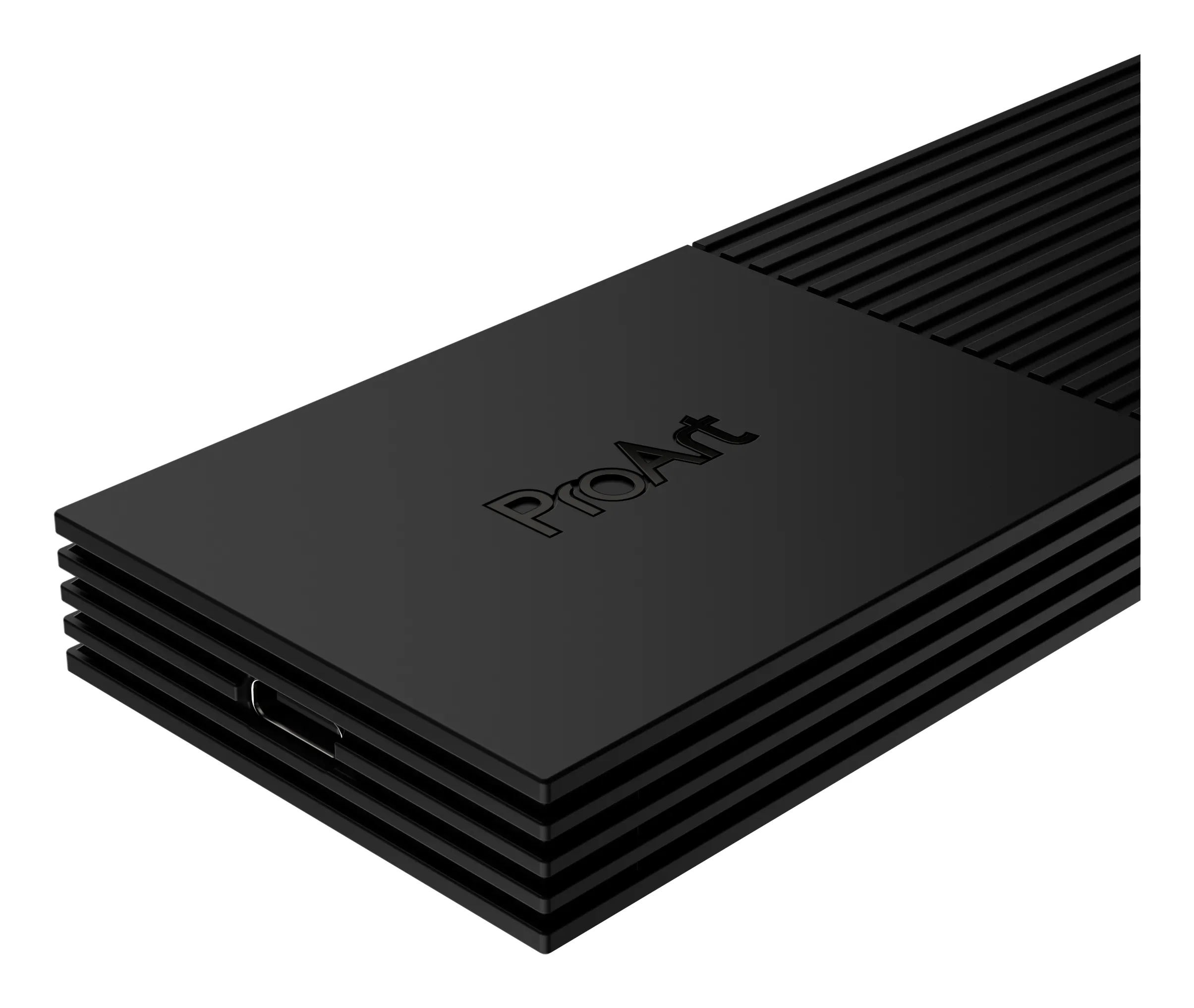 ASUS ProArt PA40SU M.2 NVMe SSD-kapsling, M.2 2230/2280, 1-facks, USB4 Type-C, Stealth Black