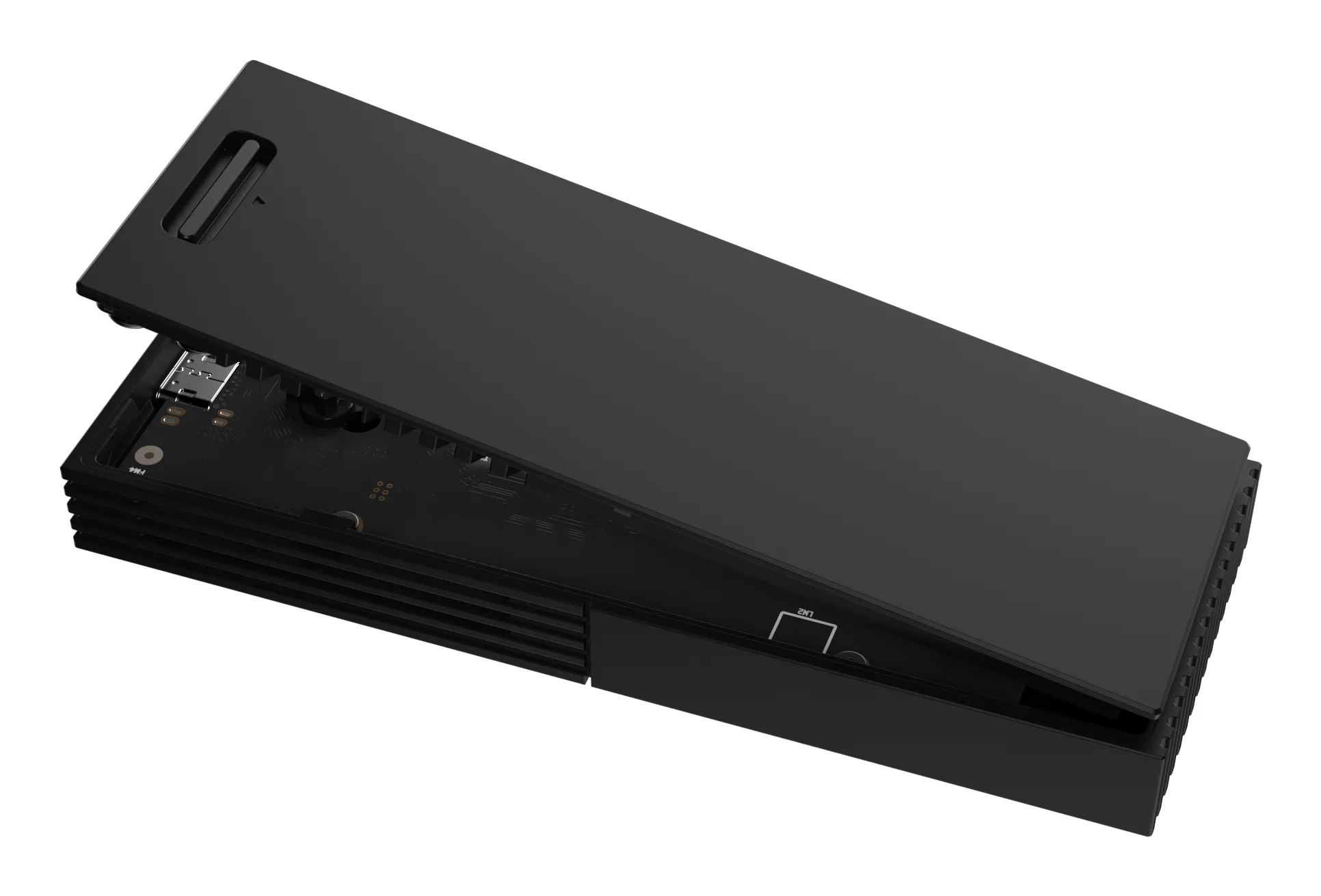 ASUS ProArt PA40SU M.2 NVMe SSD-kapsling, M.2 2230/2280, 1-facks, USB4 Type-C, Stealth Black