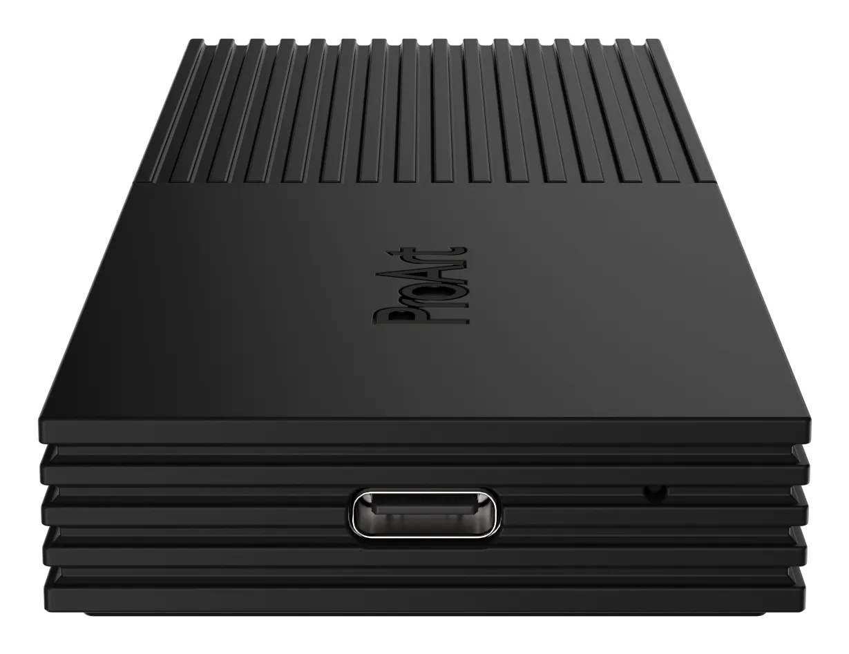 ASUS ProArt PA40SU M.2 NVMe SSD-kapsling, M.2 2230/2280, 1-facks, USB4 Type-C, Stealth Black