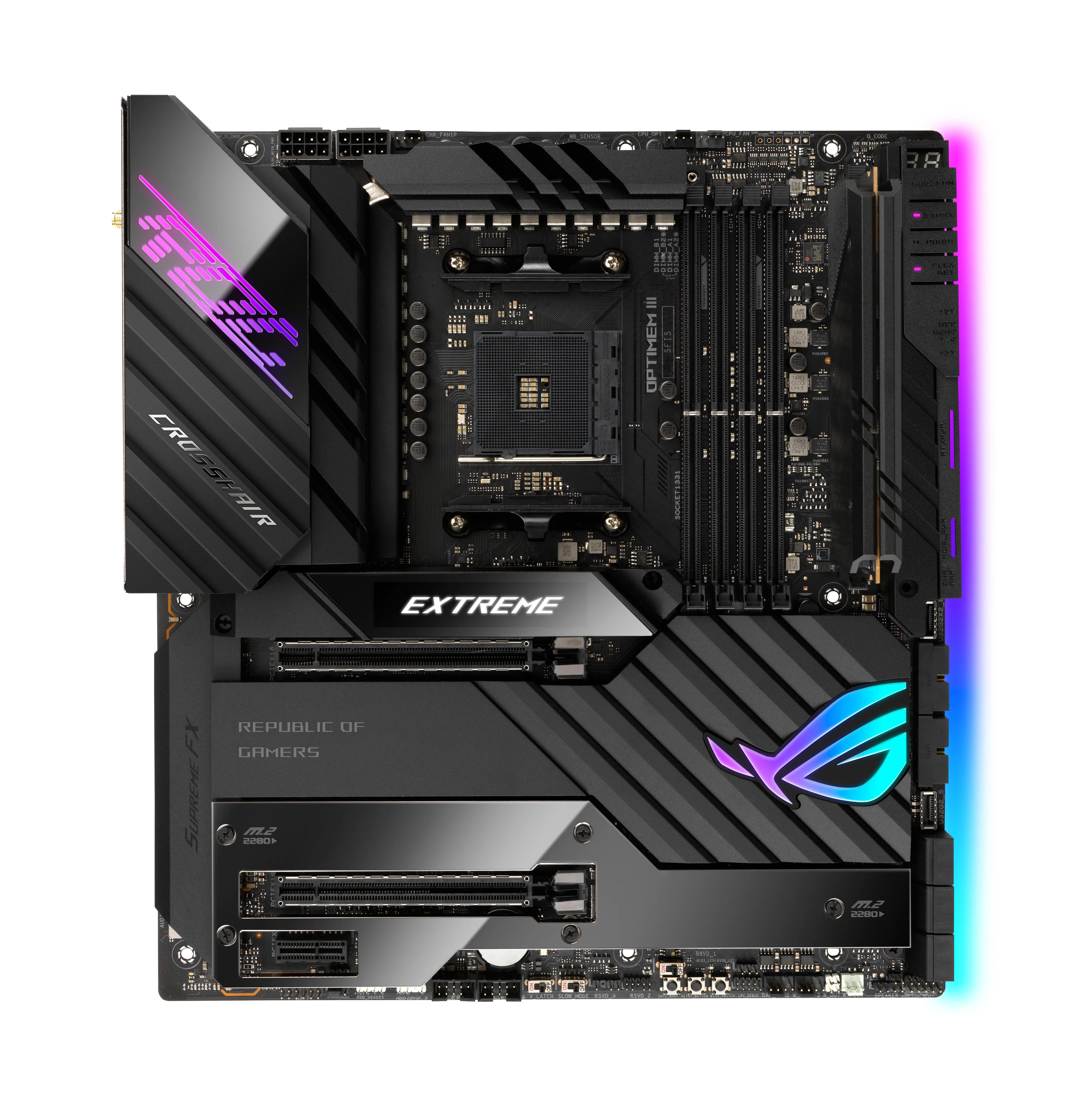 Asus ROG Crosshair VIII Extreme X570 OLED E-ATX - motherboard