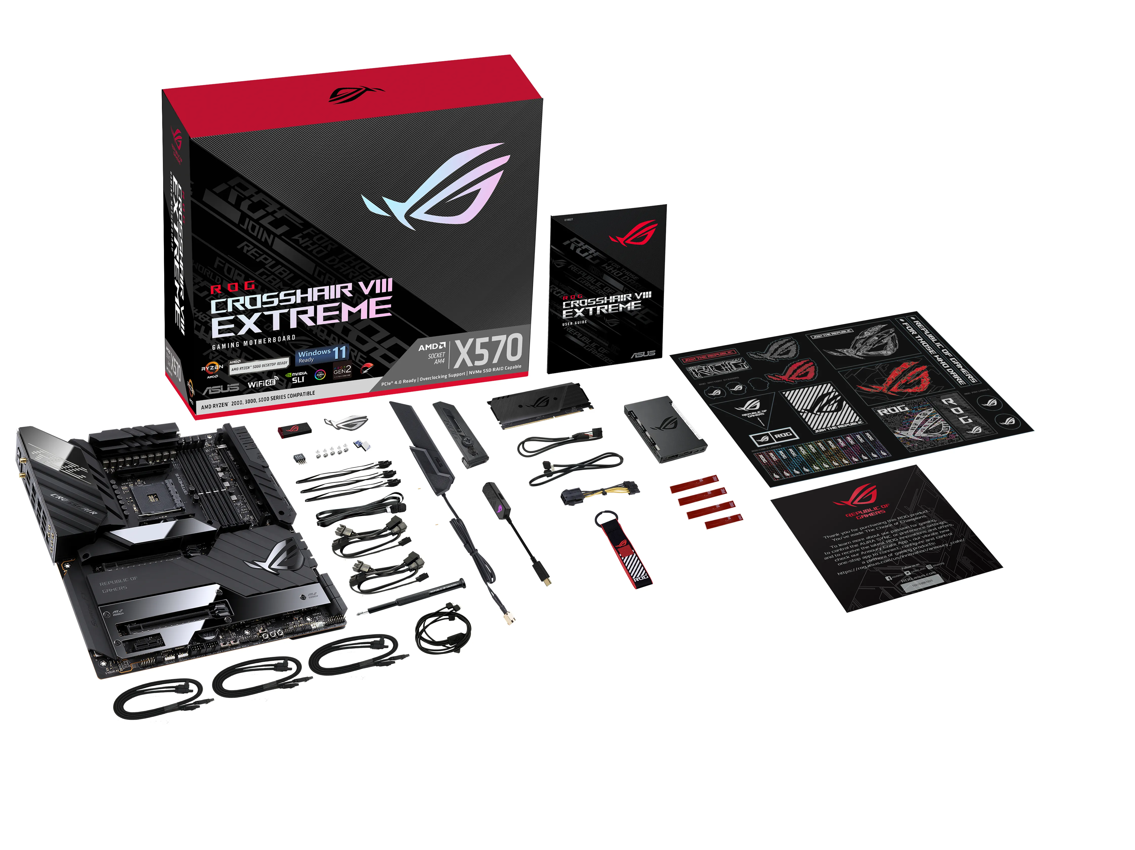 Asus ROG Crosshair VIII Extreme X570 OLED E-ATX - motherboard