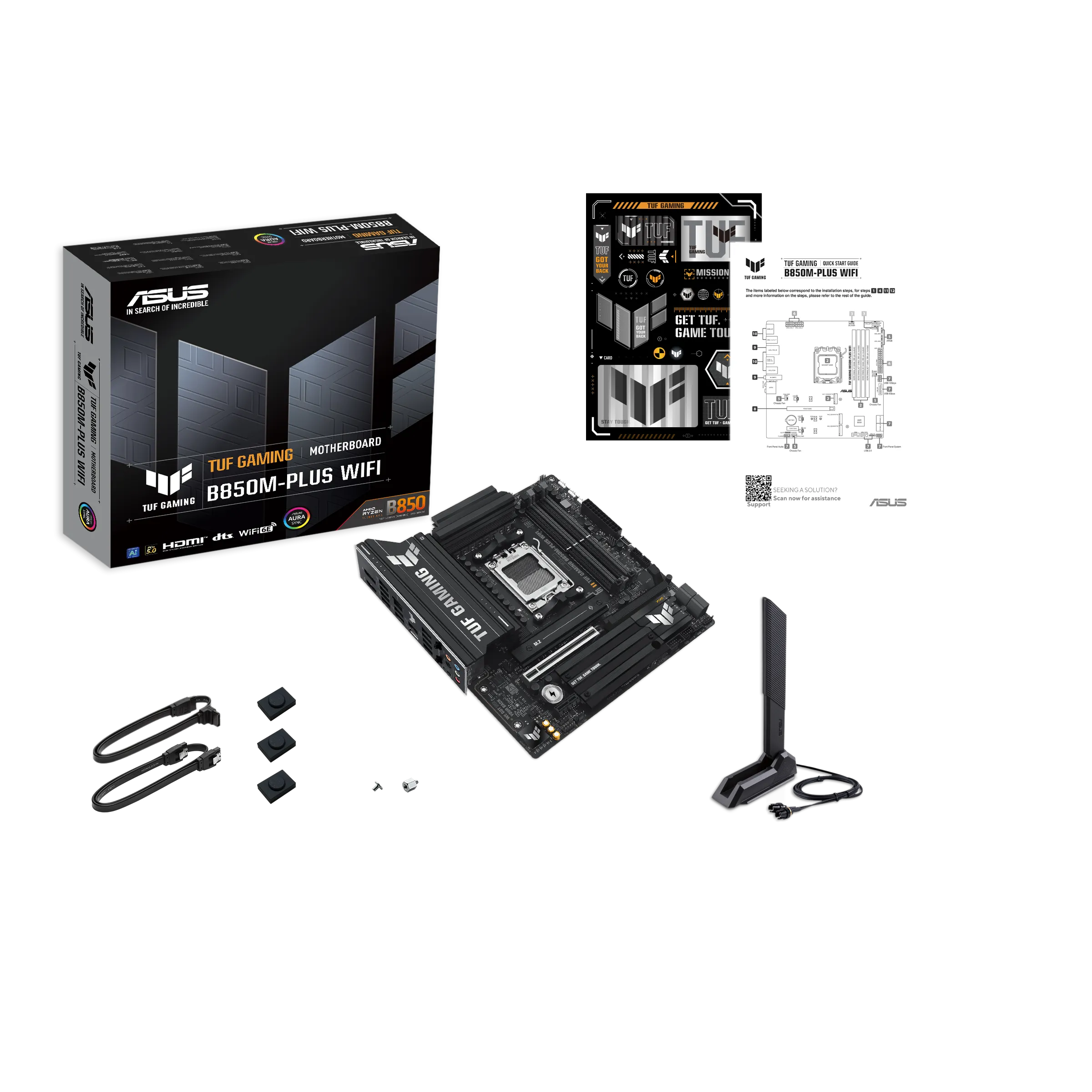 Asus TUF B850M-Plus WiFi 7 AM5 mATX - motherboard