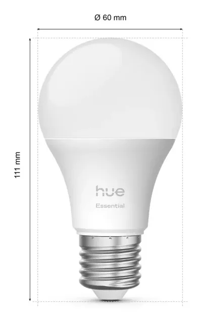 Philips Hue White and Color Ambiance &Auml;ly-LED-lamppu E27 A60 8 W 806 lm 3 kpl