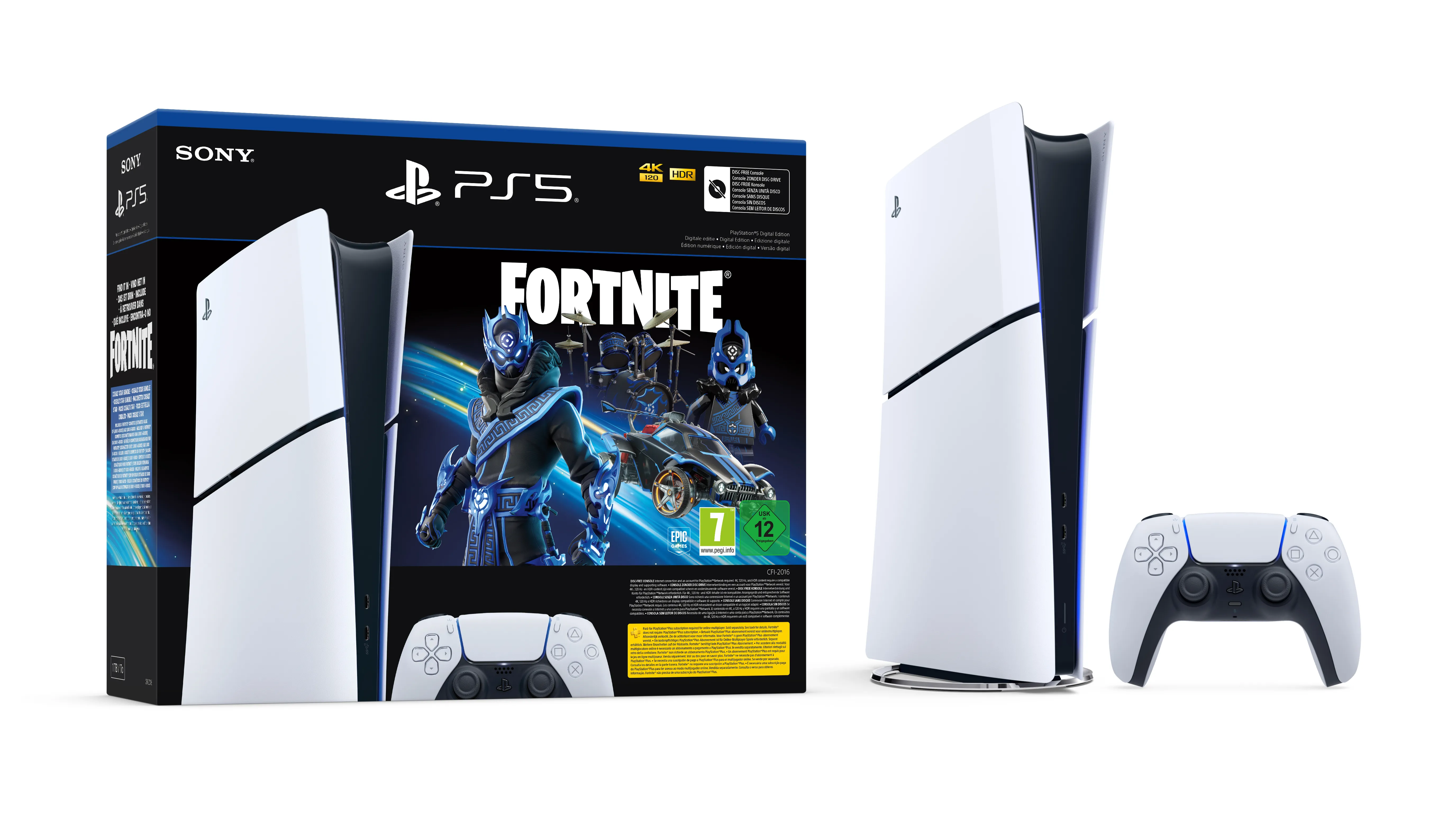 Sony Playstation 5 Slim Digital 1TB + Fortnite