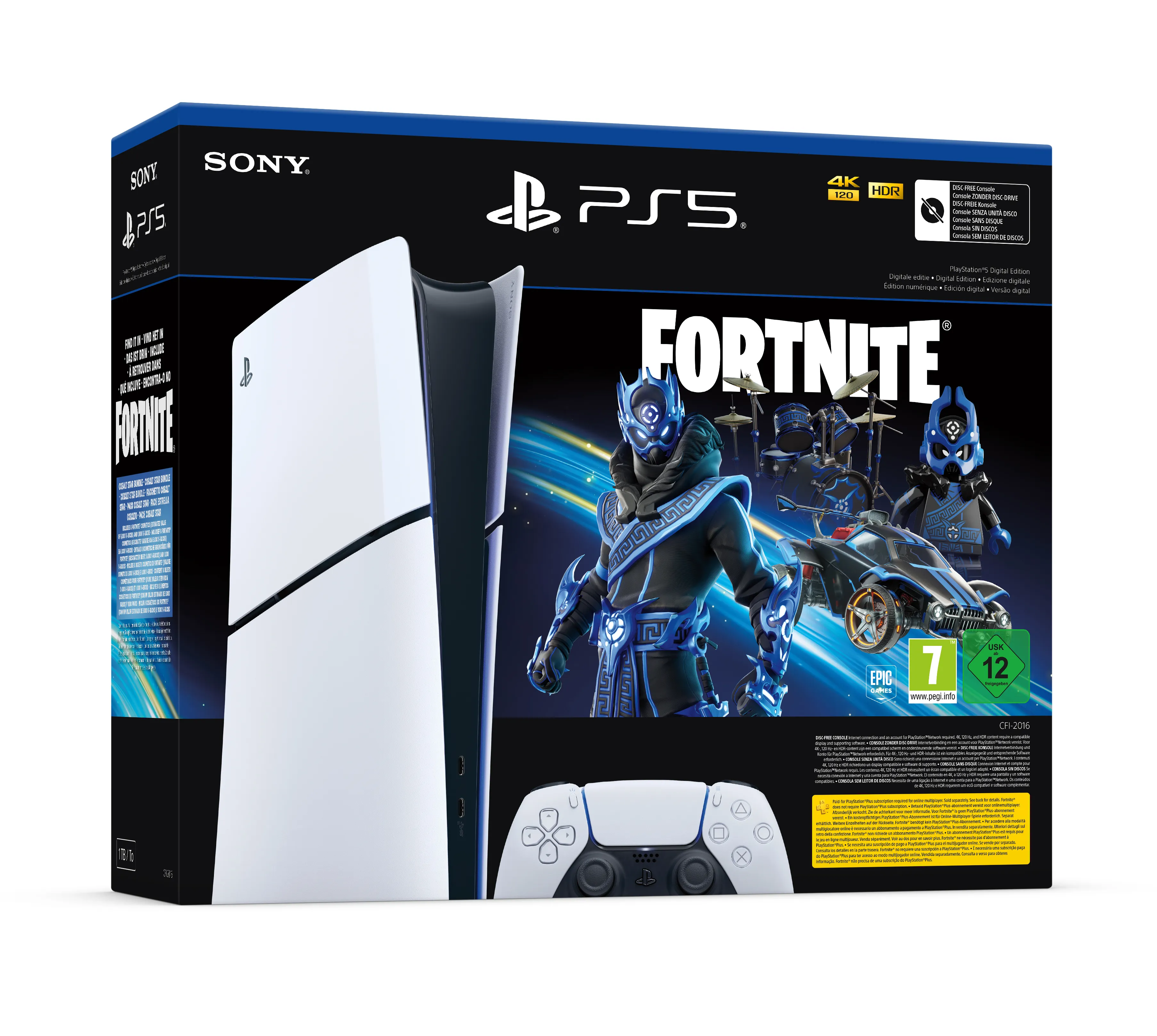 Sony Playstation 5 Slim Digital 1TB + Fortnite