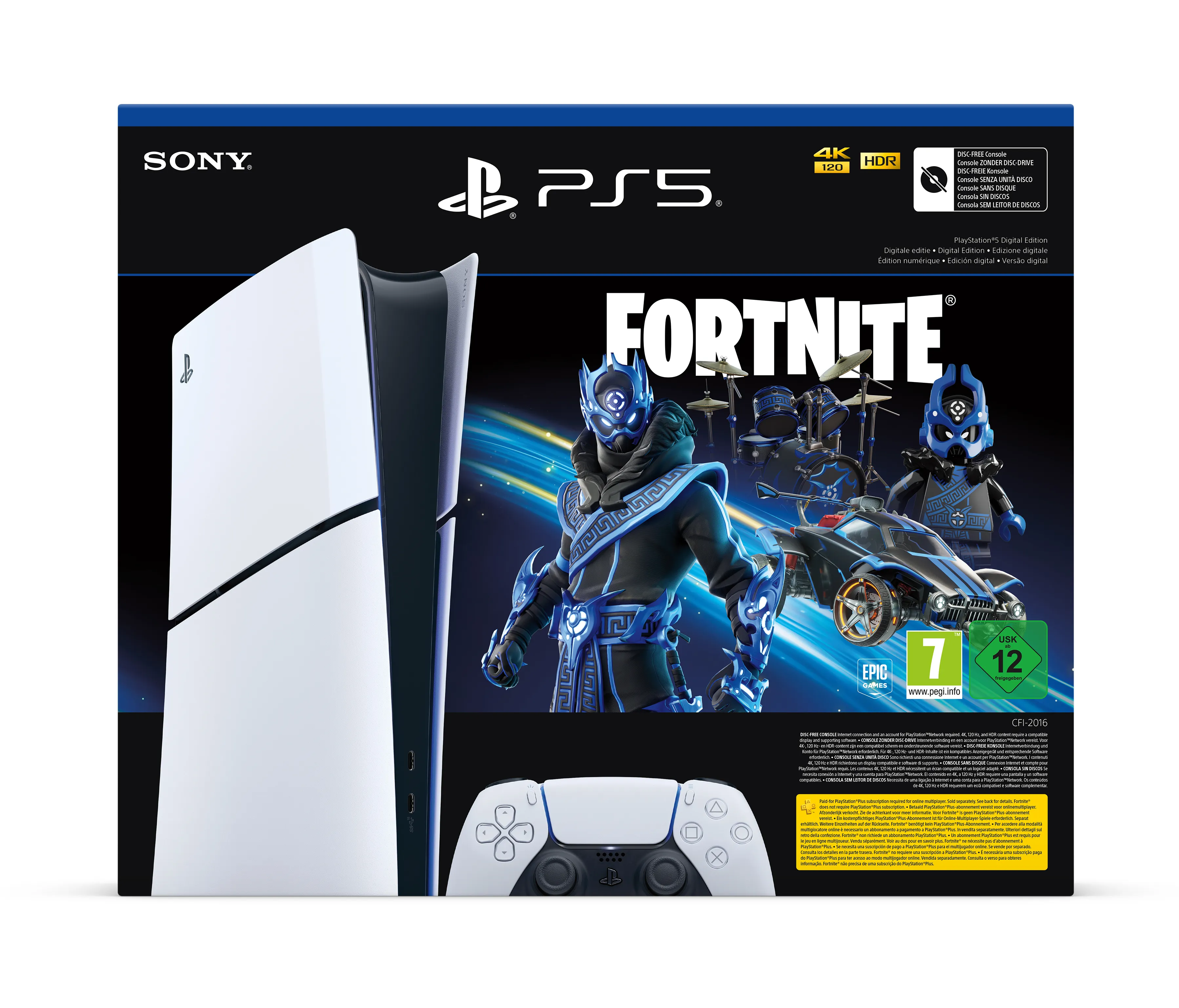 Sony Playstation 5 Slim Digital 1TB + Fortnite