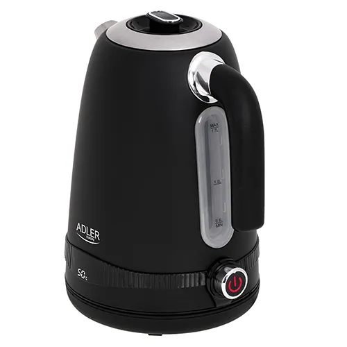 ADLER AD 1295b kettle, 1.7L, 2200W, Black