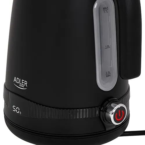 ADLER AD 1295b kettle, 1.7L, 2200W, Black