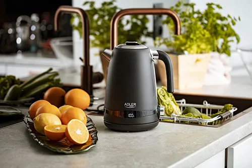 ADLER AD 1295b kettle, 1.7L, 2200W, Black