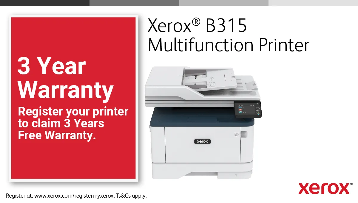 Xerox B315 A4 - mustavalkolasermonitoimilaite