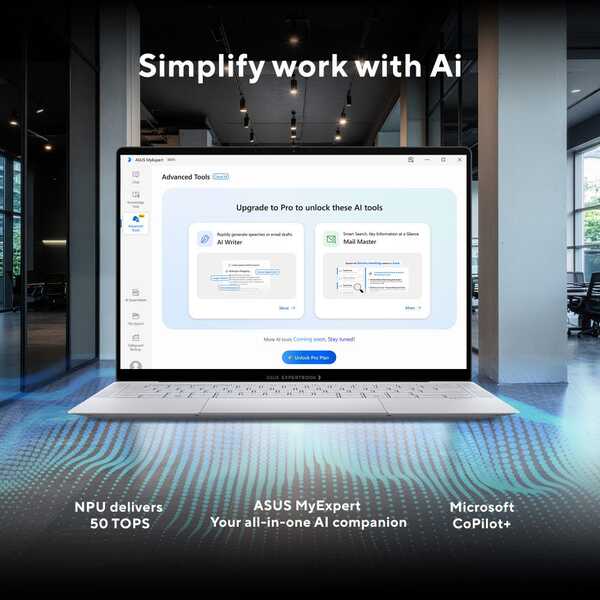 Asus ExpertBook Ultra 14.0" Ultra 7 356H, 32GB, 1TB, Arc Graphics, Win 11 Pro - Notebook, Grey