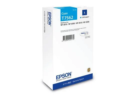 EPSON C13T75624N L bl&auml;ckpatron, 14 ml, cyan